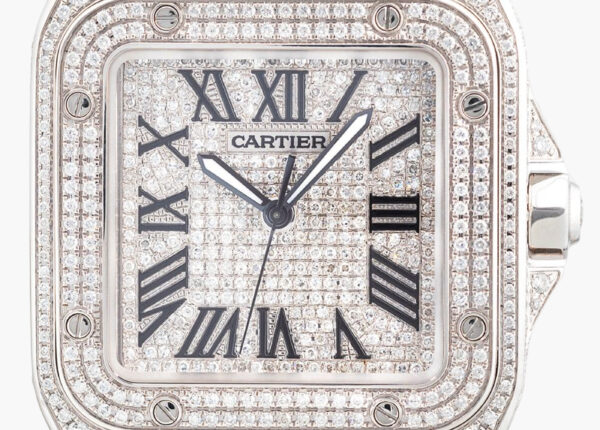 Cartier【カルティエ】 サントス100 LM W20073X8 アフターダイヤ 中古 | THE CAPITAL