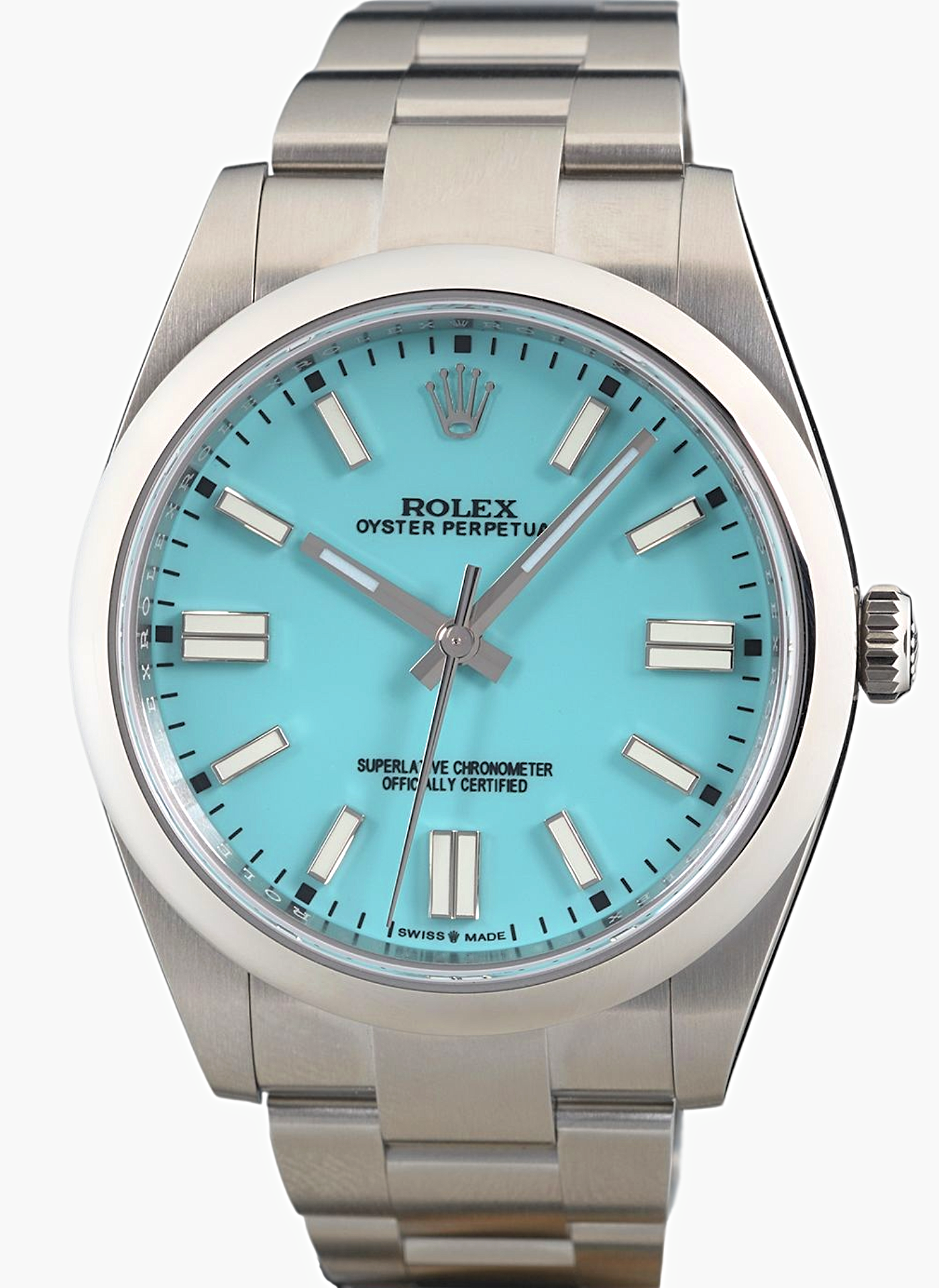 ゆち丸 ROLEX【ロレックス】 オイスターパーペチュアル41 124300 ターコイズ